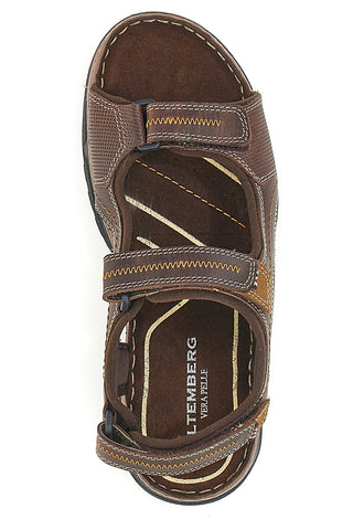 Usnjene sandale Altemberg 2303 rjave
