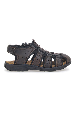 Polodprti sandali Marmaduke 3602 rjavi