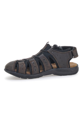 Polodprti sandali Marmaduke 3602 rjavi
