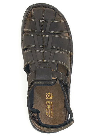 Polodprti sandali Marmaduke 3732 rjavi