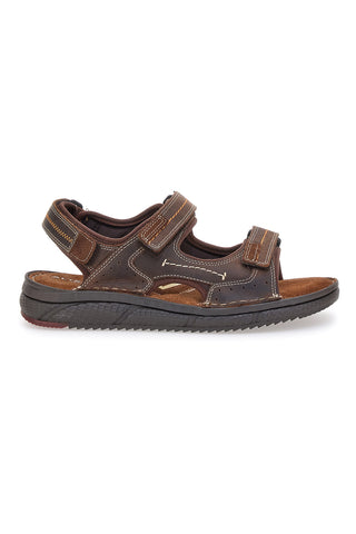 Rjave sandale z velcro trakovi Altemberg 2406