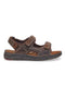 Rjave sandale z velcro trakovi Altemberg 2406