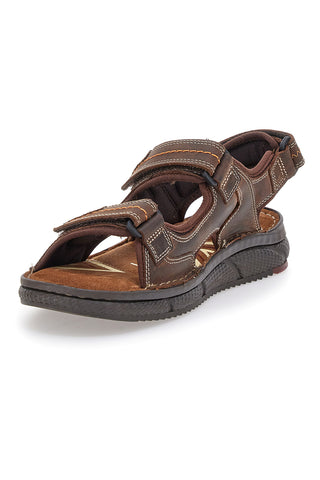 Rjave sandale z velcro trakovi Altemberg 2406