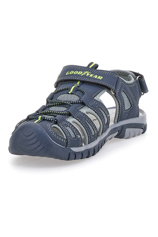 Modri sandali z zaprtim prstom Goodyear 31047