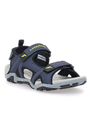 Modre sandale z velcro trakovi Goodyeas 31048