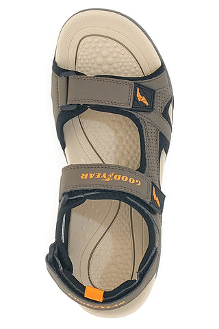 Rjave sandale z velcro trakovi Goodyeas 31048