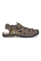 Rjave sandale z delno zaprto konico Goodyear 41037