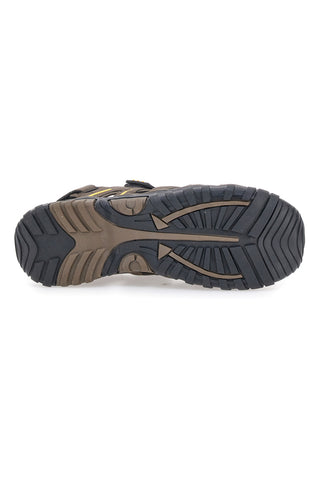 Rjave sandale z delno zaprto konico Goodyear 41037