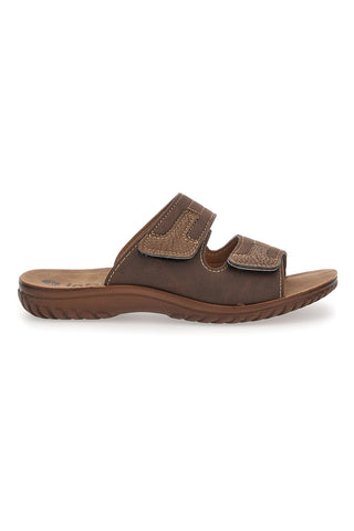 Rjave natikače z velcro trakovi Inblu 106 Fn