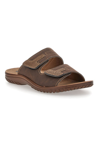 Rjave natikače z velcro trakovi Inblu 106 Fn