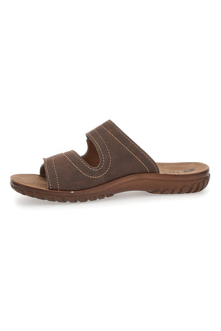 Rjave natikače z velcro trakovi Inblu 106 Fn