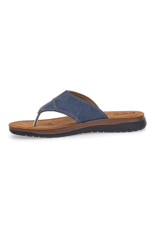 Jeans natikači z usnjenim podplatom Inblu 14 ID