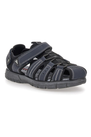 Modri sandali Fisherman z zaponko Canguro 1013