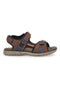 Rjave sandale z velcro trakovi Canguro 1015