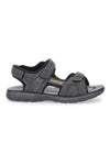 Sivi sandali z velcro zaponkami Canguro 1015