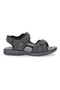 Sivi sandali z velcro zaponkami Canguro 1015