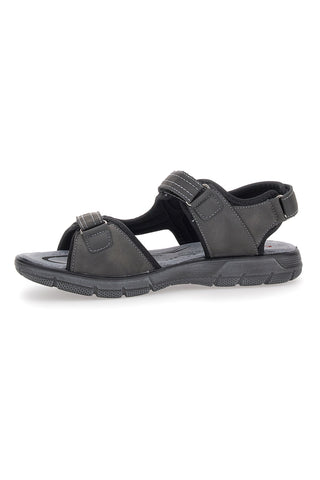 Sivi sandali z velcro zaponkami Canguro 1015