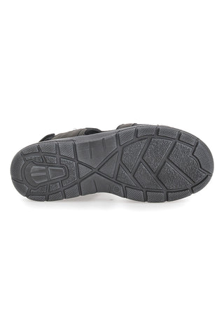 Sivi sandali z velcro zaponkami Canguro 1015