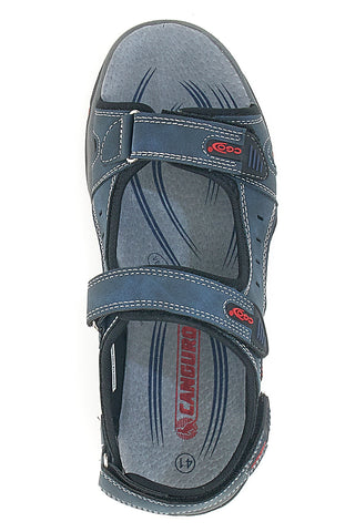 Modri sandali z velcro trakovi Canguro 1002