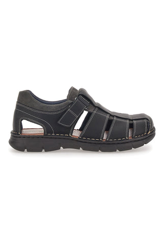 Sandali Fisherman Neri Pittarello ECO 7402