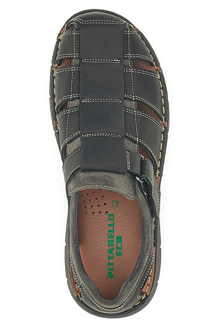 Sandali Fisherman Neri Pittarello ECO 7402