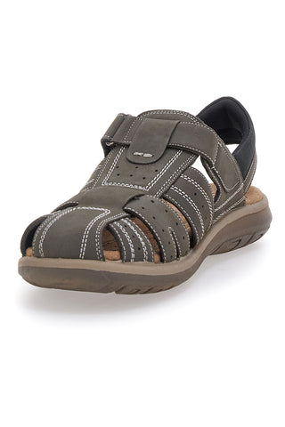 Sandali Fisherman Taupe iz prave usnje Fly Dinamic 29