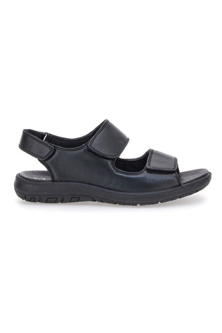 Črni sandali z velcro trakovi Fly Dinamic 102