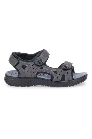 Sivi sandali z velcro trakovi Johes Land 3104
