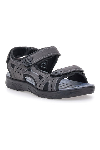 Sivi sandali z velcro trakovi Johes Land 3104