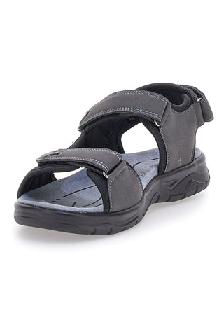 Sivi sandali z velcro trakovi Johes Land 3104