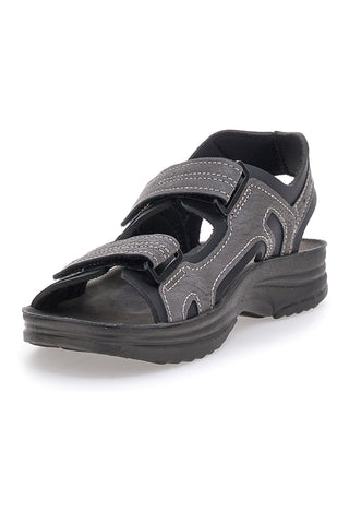 Sivi sandali z velcro trakovi Inblu 28 RY