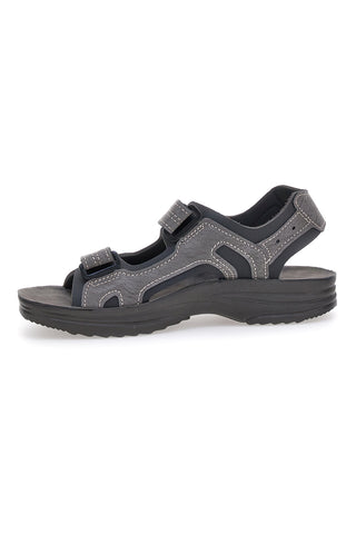 Sivi sandali z velcro trakovi Inblu 28 RY