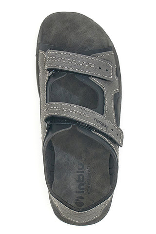 Sivi sandali z velcro trakovi Inblu 28 RY