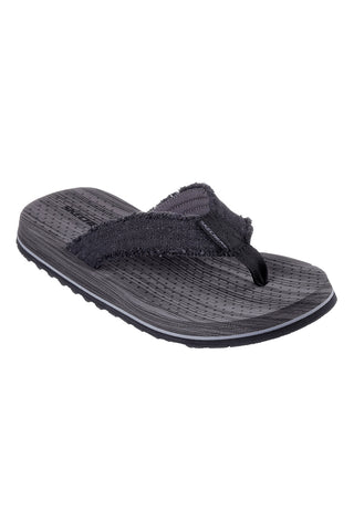 Rjave japonke s platnenim zgornjim delom Skechers Tantric - Fritz