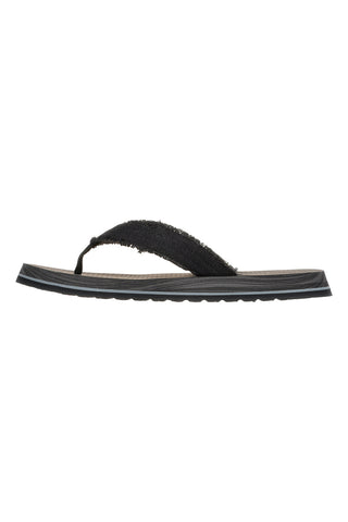 Rjave japonke s platnenim zgornjim delom Skechers Tantric - Fritz