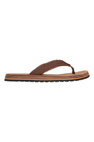 Rjave japonke s platnenim zgornjim delom Skechers Tantric - Fritz