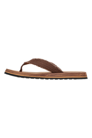 Rjave japonke s platnenim zgornjim delom Skechers Tantric - Fritz