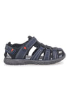 Modre sandale z zaprto konico in velcro trakom CANGURO CA1013