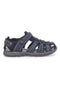 Modre sandale z zaprto konico in velcro trakom CANGURO CA1013