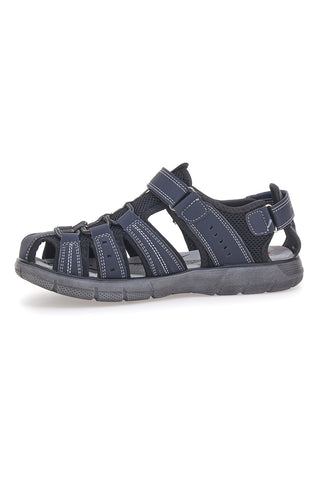 Modre sandale z zaprto konico in velcro trakom CANGURO CA1013