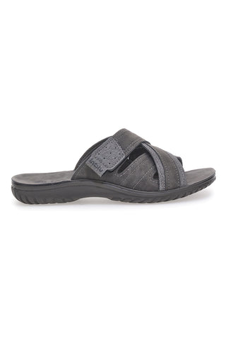 Sive copate s prekrižanimi trakovi Comfort Inblu 10FN