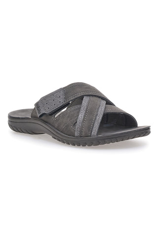 Sive copate s prekrižanimi trakovi Comfort Inblu 10FN