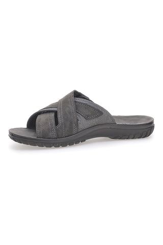 Sive copate s prekrižanimi trakovi Comfort Inblu 10FN