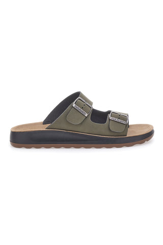 Kaki sandali z dvojno zaponko Fly Flot 781714C