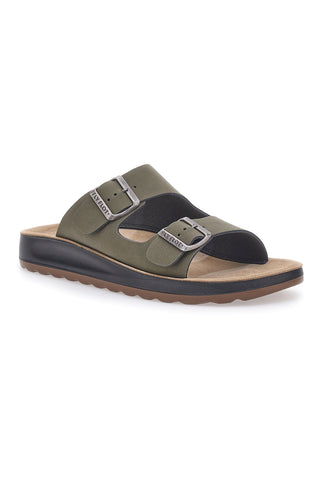 Kaki sandali z dvojno zaponko Fly Flot 781714C