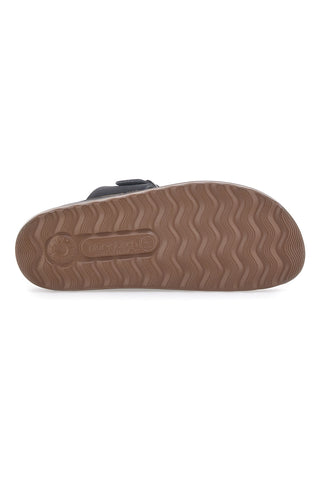 Ciabatte Infradito nere con shock absorbing plantare anatomico Fly Flot 782154C