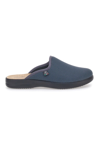 Antracitni copati Made in Italy z anatomsko oblikovano podplatjo Fly Flot 7118