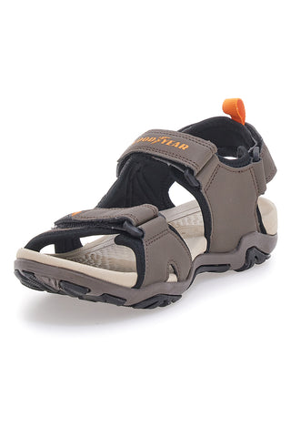 Rjavi športni sandali z velcro trakom GOODYEAR GY31048