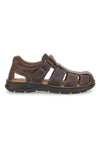 Rjavi usnjeni sandali Fisherman Pittarello Eco 7402