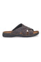 Ciabatte marroni con fasce incrociate comfort Jerpoint 609PSSK